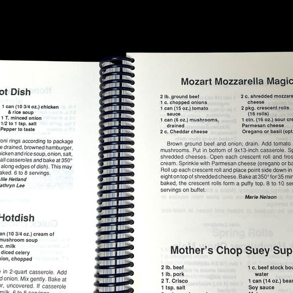 Gethsemane Lutheran Church Centennial Cookbook 1990 Hopkins Minn Recipes Meals - Picture 11 of 13